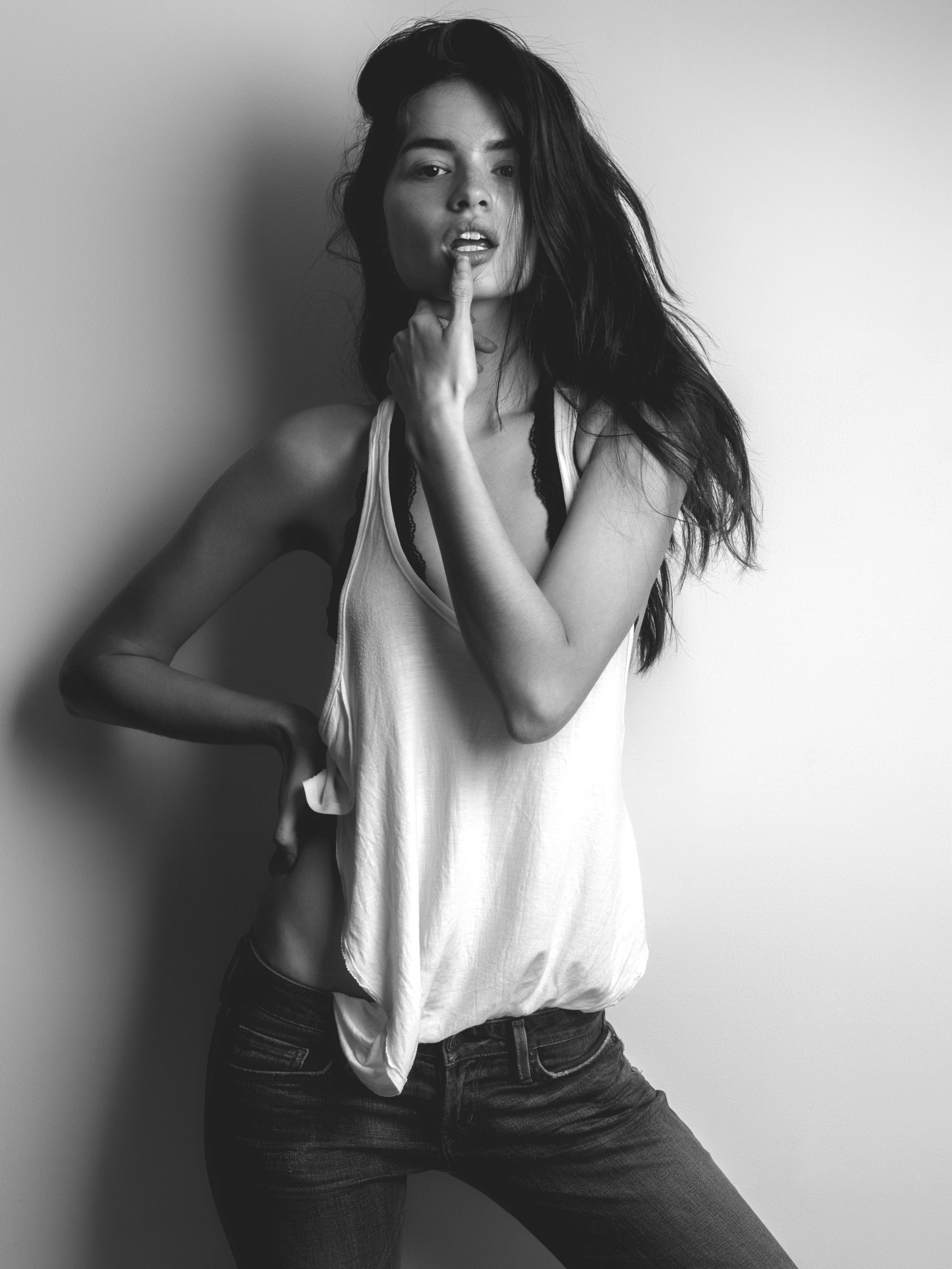 Stephanie Cam in black and white by Jay McLaughlin