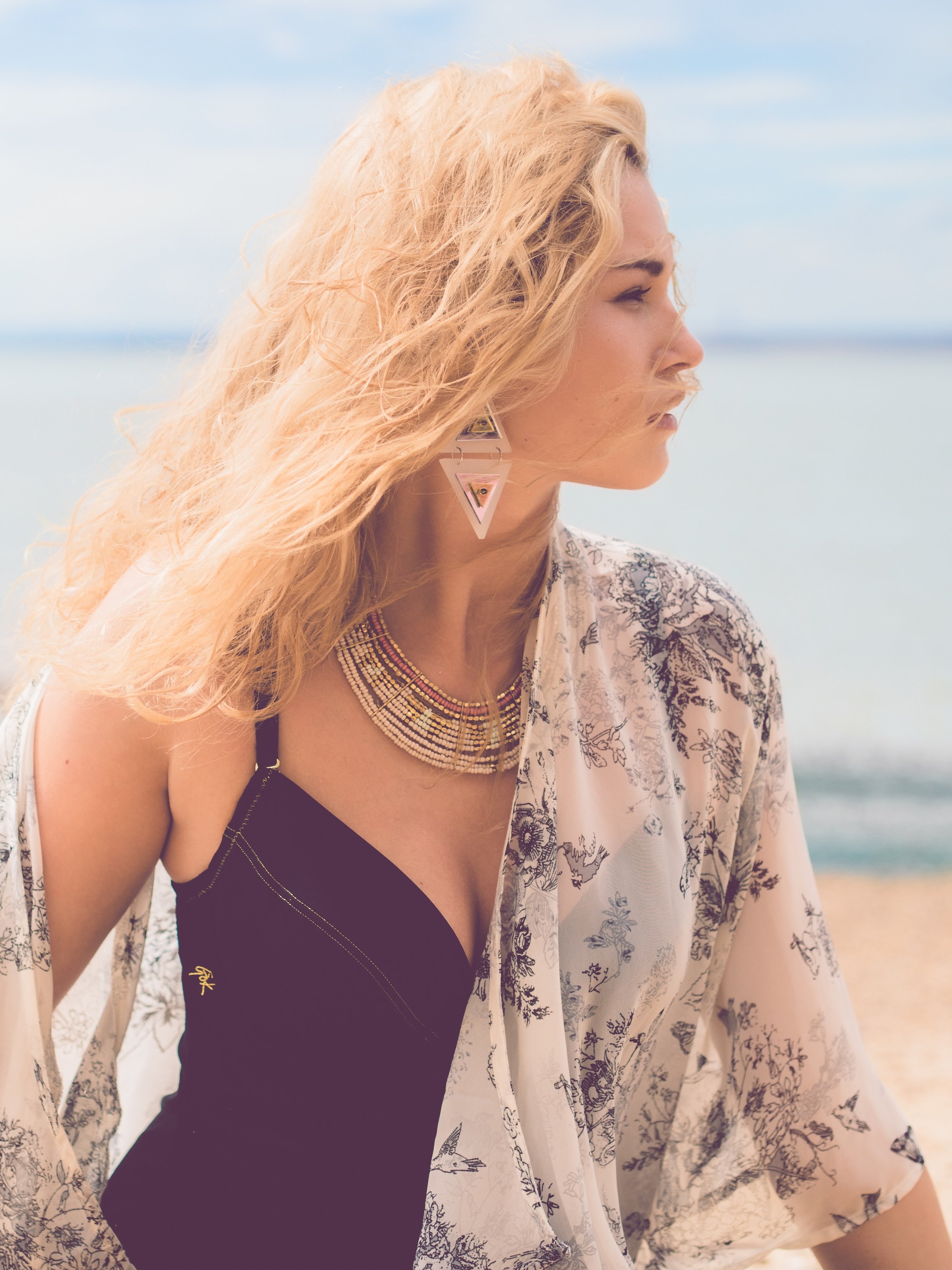 Plus Size Swimwear Editorial for Slink Magazine